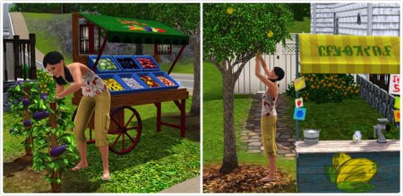 Уличный рынок "На открытом воздухе" в The Sims 3 Store