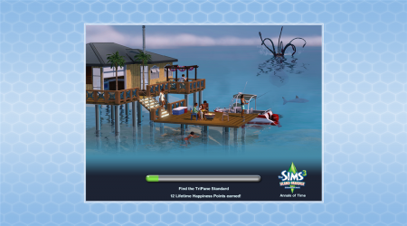 Новый экран загрузки в дополнении The Sims 3 Вперёд в будущее