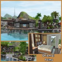 Курорт "Oriental Palms" для The Sims 3