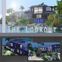 Пляжный дом "The Lookout" для The Sims 3