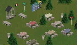 Набор объектов для парка