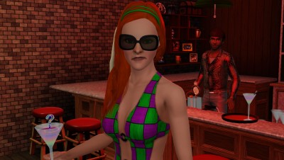 Обратите внимание на взгляд бармена