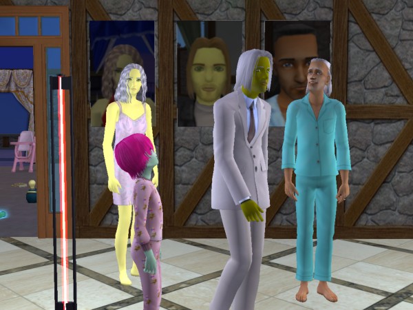 Родители умерли и дети остали одни. Они так и не обзавелись супругами. Так бы и жили они втроем, если бы однажды одного из них не похитил инопланетянин... Вышла очень неплохая дочурка...