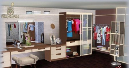 Набор объектов для гардеробной