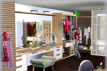 Набор объектов для гардеробной