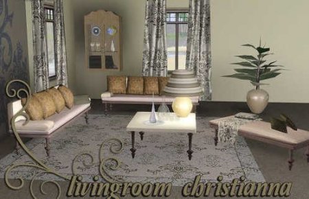 Набор объектов для гостиной