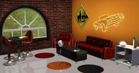 Набор объектов для гостиной