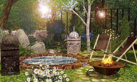 Набор объектов для двора