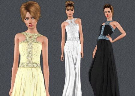 Платье для симок