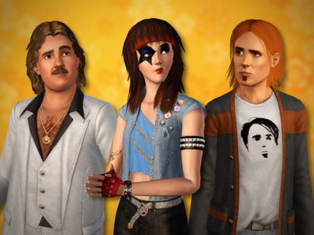 Скриншоты каталога The Sims 3 70е, 80е и 90е