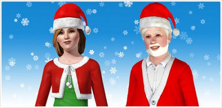 Новогодние шапочки в The Sims 3 Store