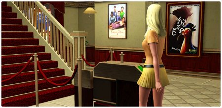 Кинотеатр для The Sims 3 в первом мартовском обновлении в The Sims 3 Store