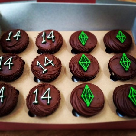 Празднование 14-летия The Sims в EA Studios