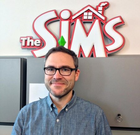 Празднование 14-летия The Sims в EA Studios