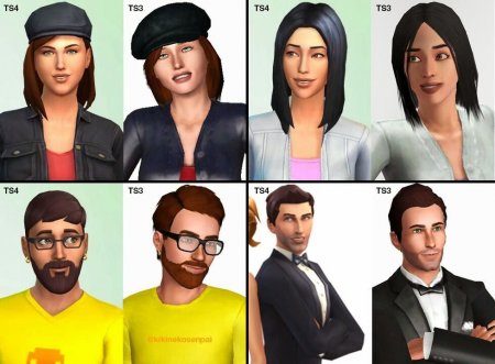 Сравнение всех игр серии The Sims