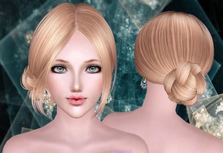 Прическа для взрослых симок и девочек