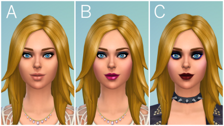 Превью макияжа для симок в The Sims 4