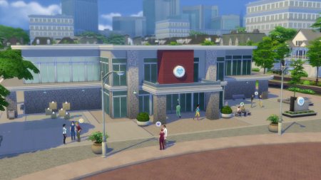 Новое соседство в дополнении The Sims 4 На работу