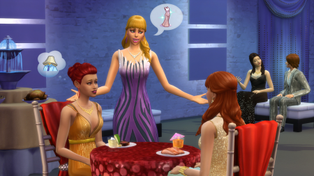 Девять новых скриншотов каталога The Sims 4 Роскошная вечеринка