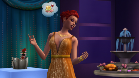 Девять новых скриншотов каталога The Sims 4 Роскошная вечеринка