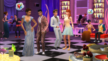 Девять новых скриншотов каталога The Sims 4 Роскошная вечеринка