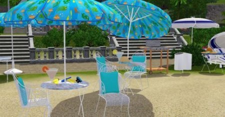 Набор пляжных объектов (Sims 3)