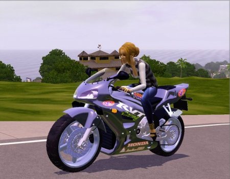 Мотоцикл Honda для The Sims 3