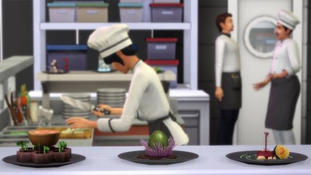 Экспериментируйте с едой в игровом наборе «The Sims 4 В ресторане»