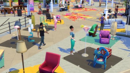Экономьте симолеоны благодаря блошиному рынку из «The Sims 4 Жизнь в городе»