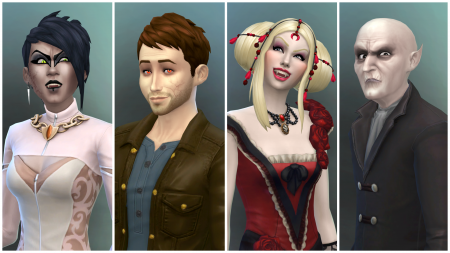 Обзор четвертого игрового набора "The Sims 4 Вампиры"