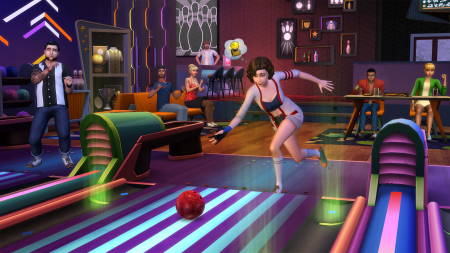 Играйте в боулинг в «The Sims 4 Вечер боулинга — Каталог»