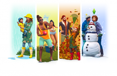 Рендеры дополнения "The Sims 4 Времена года"