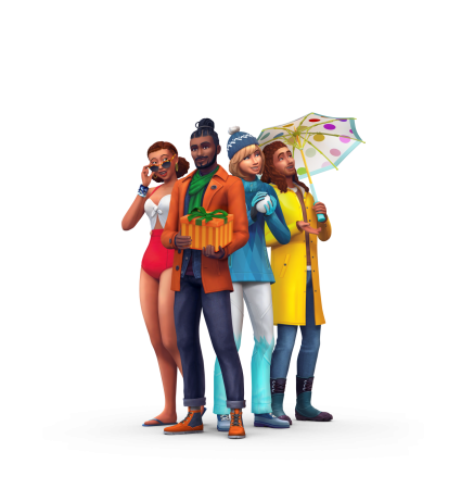Рендеры дополнения "The Sims 4 Времена года"