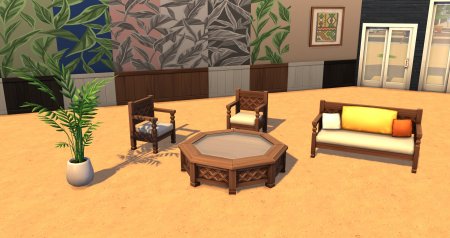 Предметы из бесплатного обновления "Карибы" для The Sims 4