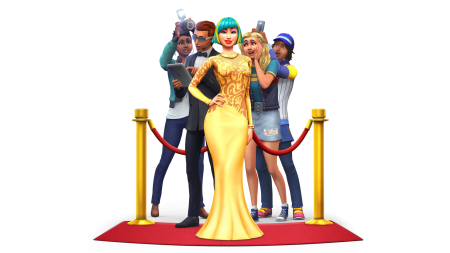 Логотип, бокс-арт, рендеры и иконка дополнения "The Sims 4 Путь к славе"