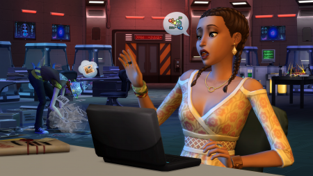 Официальные скриншоты игрового набора "The Sims 4 Стрейнджервиль"