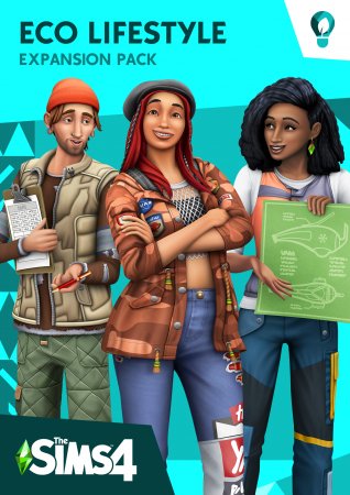 Официальные рендеры, бокс-арт, иконка дополнения "The Sims 4 Экологичная жизнь"
