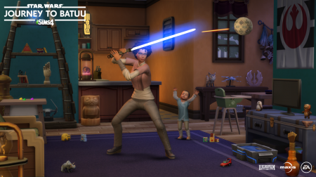 Возьмите курс на игровой набор «The Sims 4 STAR WARS: Путешествие на Батуу»