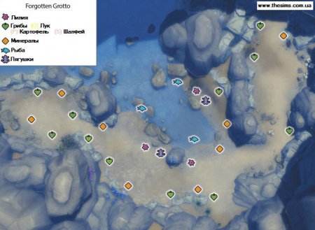 Карты городков The Sims 4