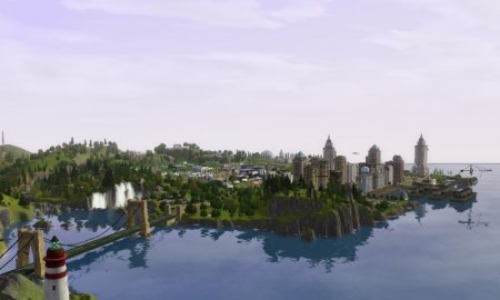 Городок "Twin Towns" для The Sims 3