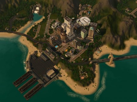 Городок "Evansdale County" для The Sims 3