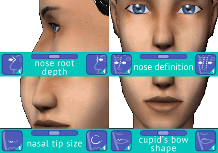 20 лицевых слайдеров для Симс 2